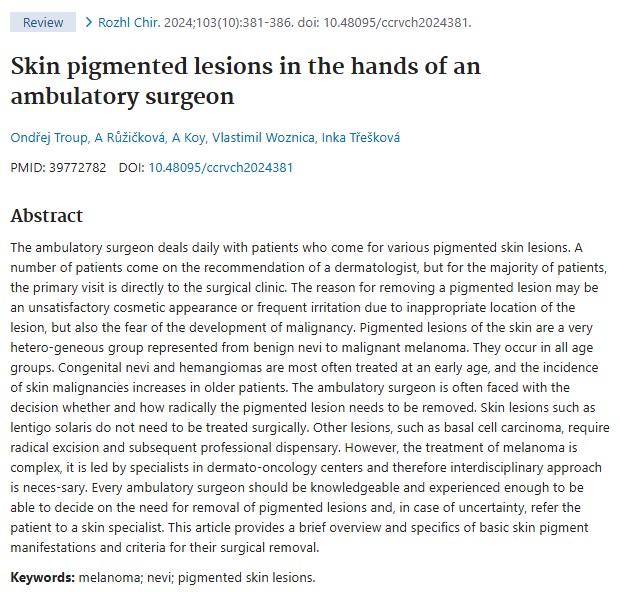 Skin lesions article